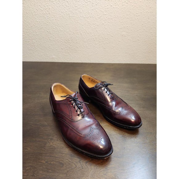 burgundy dress shoes mens Oxfords Beaune Cap Johnston & Murphy Mens 8.5